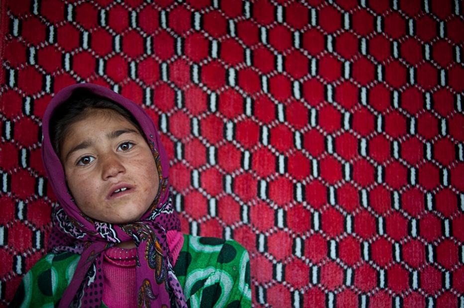 Freshta lives in Psang village in Yaghnob Valley. She is still a child but childhood in this part of the world lasts only moments. From an early age the division of roles is evident. Everyone has a task from which he or she learns responsibility. Only the youngest are free. In the morning kids take cattle into the fields, then they take care of their younger brothers and sisters. Afterwards they go to school. Once they are back, they help in fields or with the housework. At the end of a day, they take the cattle back home. In the evening girls help their mother with cooking and other housework / Psang, Yaghnob Valley
